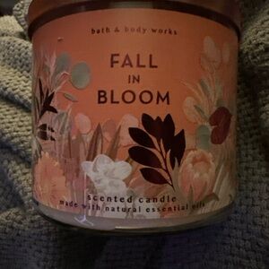 Bath & Body Works Fall in Bloom Scented Candle - Peach and Cream